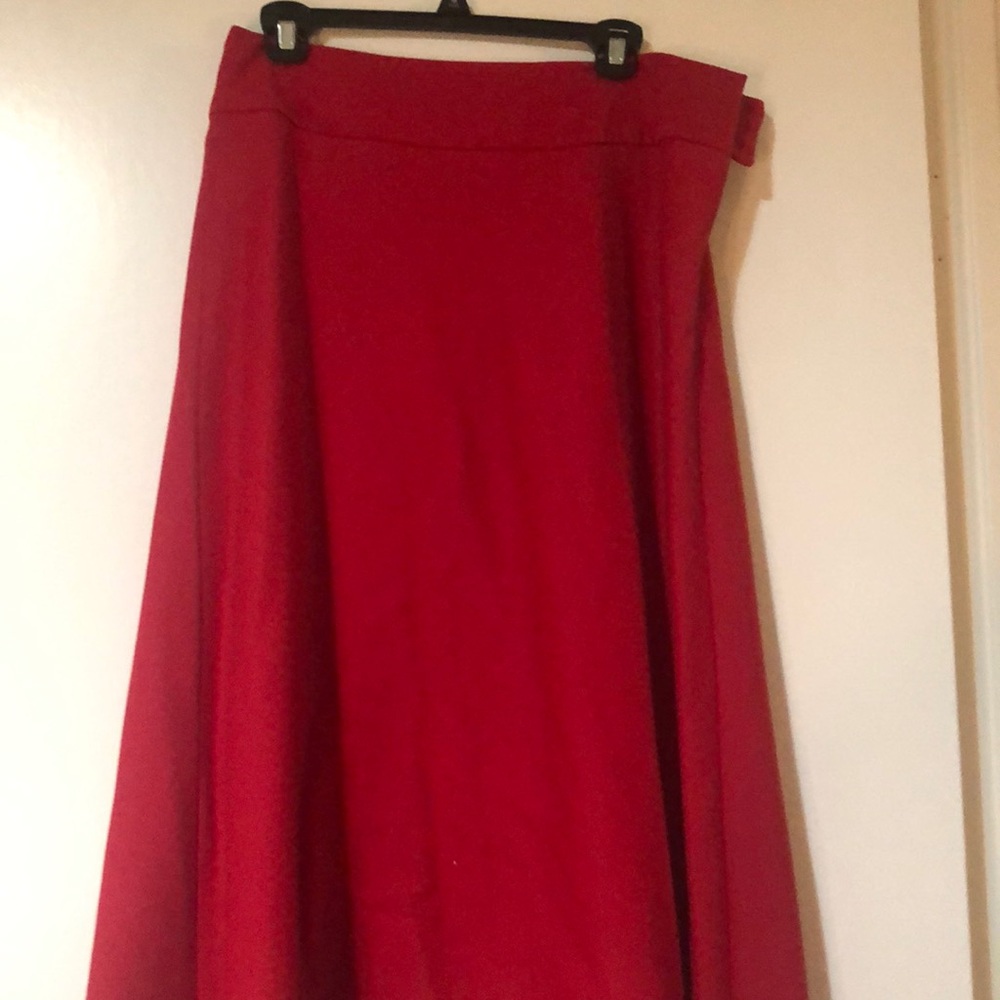 3/$16 Talbots Red A-Line Wool Skirt
